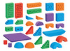 Tafel - zand- en watertafel - Lakeshore Learning - waterblokken - ontdekkingsmateriaal - drijven - foam - per set