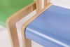 Stoel - krasvrij kunststof zitvlak - zithoogte 30 cm - gekleurd