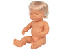 Poppen - babypop - Miniland - Europees meisje met gehoorapparaat - Special Needs - 38 cm - per stuk