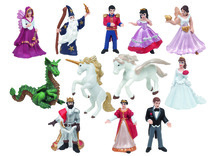 Speelgoed - figuren - kasteel - minifiguren - set van 12