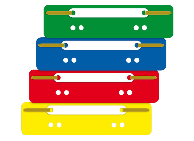 Snelhechters - archiefbinders - gekleurd - set van 100