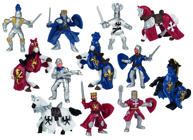 Speelgoed - figuren - ridders - minifiguren - set van 12