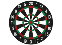 Speelplaatsmarkering - decomark darts xxl met plaatsing