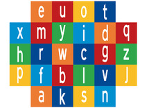 Speelplaatsmarkering - decomark het alfabet met plaatsing