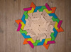 Bouwset - blokken - hout - geoblokken - set van 60