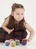 Bal - sensorisch - Tickit - glitter - set van 7 assorti