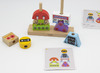Bouwset - stapelblokken - Robot - set van 8