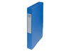 Mappen - elastobox - Exacompta - A4 - rug 4 cm - karton - blauw - per stuk