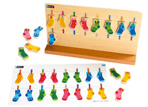 Sorteerspel - Nathan - sokken sorteren - kleur - magnetisch - per spel
