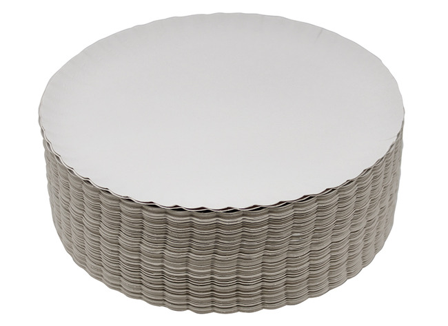 Borden - karton - budget - rond - 21 cm - set van 100