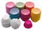 Cupcakevormpjes - diverse kleuren - klein - set van 1400 assorti