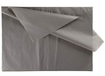 Knutselpapier - zijdepapier - 50 x 75 cm - zilver - 8 vellen