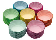 Cupcakevormpjes - diverse kleuren - groot - set van 1400 assorti