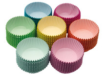 Knutselpapier - cupcake vormpjes - diverse kleuren- set van 1400 assorti