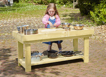 Werktafel - werkbank - 115 x 44 x 56 cm - hout - per stuk