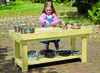 Werktafel - werkbank - 115 x 44 x 56 cm - hout - per stuk