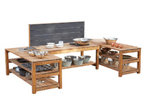 Werktafel - U-werkbank - hout - per stuk