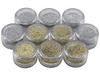 Glitterpoeder - MiKimFX Magic Dust - goud en zilver - schmink - set van 10 assorti