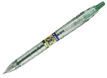 Pen - balpen - Pilot B2P Ecoball Begreen - intrekbaar - groen - per stuk