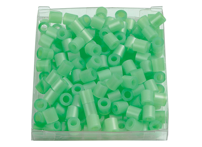 Kralen - strijkkralen - NABBI - midi - groen - lichtgevend - set van 1000