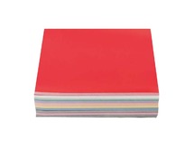 Knutselpapier - glanspapier - vouwbladen - 15 x 15 cm - verschillende kleuren - set van 500