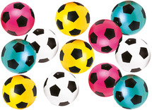 Bal - mini opblaasbare ballen - set van 12 assorti