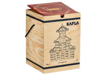 Bouwset - Kapla - houten blokken - met houten kist - set van 280