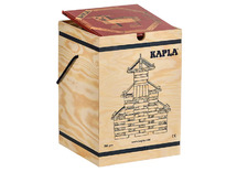 Bouwset - Kapla - houten blokken - met houten kist - set van 280