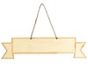 Hangers - ophangbare banner - hout - per stuk