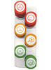 Stempels - beloningsstempels - emoji set - set van 6 assorti