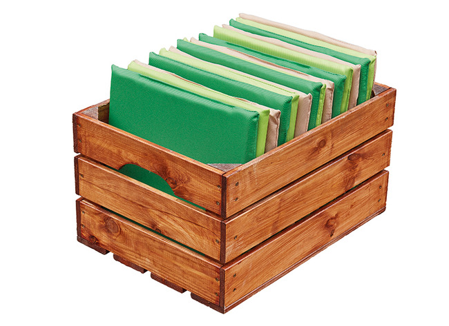 Zitmatten - indoor en outdoor - waterproof - met opbergkist - per set