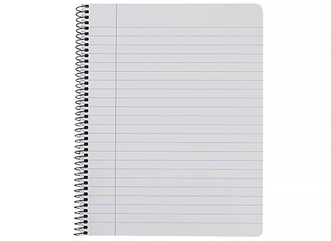 Schriften - spiraalschrift - 16,5 x 21 cm - 60 bladen - 120 bladzijden - per stuk