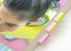 Memoblaadjes - Post-it Strong - zelfklevend - neon kleuren - 25,4 x 38 mm - set van 66