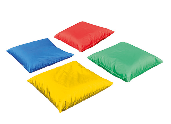 Kussens - indoor en outdoor - XL - 75 x 75 cm - waterproof - set van 4 assorti