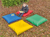 Kussens - indoor en outdoor - XL - 75 x 75 cm - waterproof - set van 4 assorti