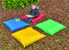 Kussens - indoor en outdoor - XL - 75 x 75 cm - waterproof - set van 4 assorti