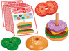 Kleur en vorm - nabouwen - Lakeshore Learning - Create-A-Burger Sequencing Stacker - hamburgers - per spel