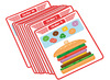 Kleur en vorm - nabouwen - Lakeshore Learning - Create-A-Burger Sequencing Stacker - hamburgers - per spel