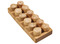 Stempels - herkenningstempels - exotische dieren - hout - set van 12