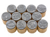 Stempels - herkenningstempels - exotische dieren - hout - set van 12