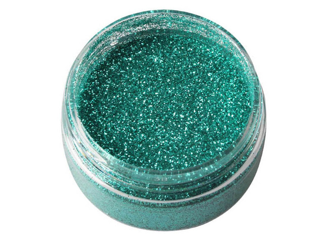 Glitterpoeder - MiKimFX Magic Dust - potje - turkoois - schmink - per stuk