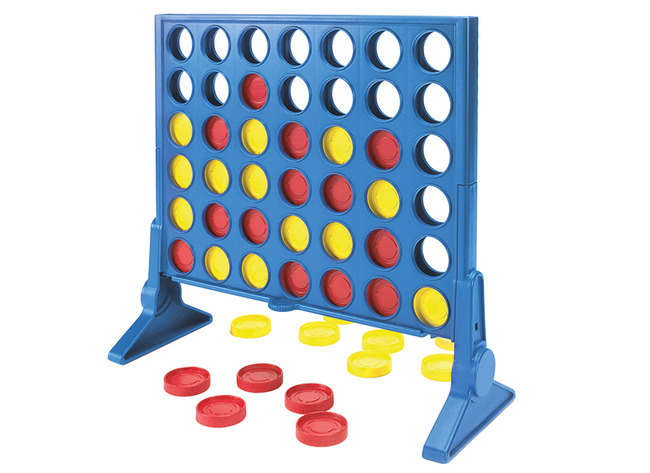 Spel - Vier op een rij - gezelschapsspel - per spel
