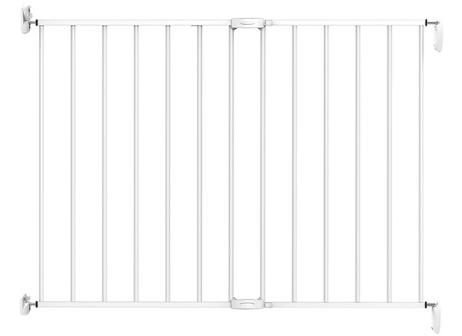 Veiligheidshekken - noma - schroefhek metaal - wit - per stuk