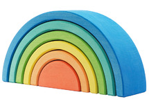 Open-ended - Ocamora - regenboog - hout - per set
