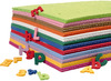 Foam - stickers - cijfers en letters - 2 cm - set van 24 VELLEN