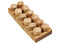 Stempels - herkenningstempels - boerderijdieren - hout - set van 12