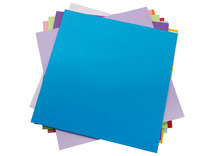 Knutselpapier - vouwblaadjes - mat papier - 25,4 x 25,4 cm - set van 400