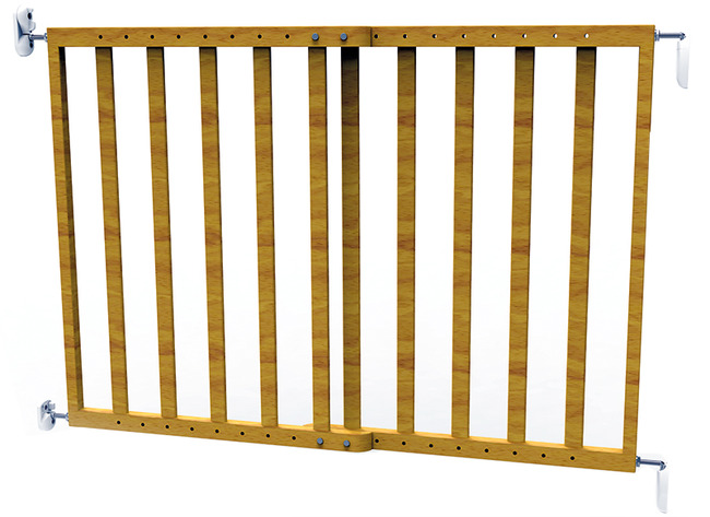 Veiligheidshekken - noma - schroefhek hout - -zwart - natuur - per stuk