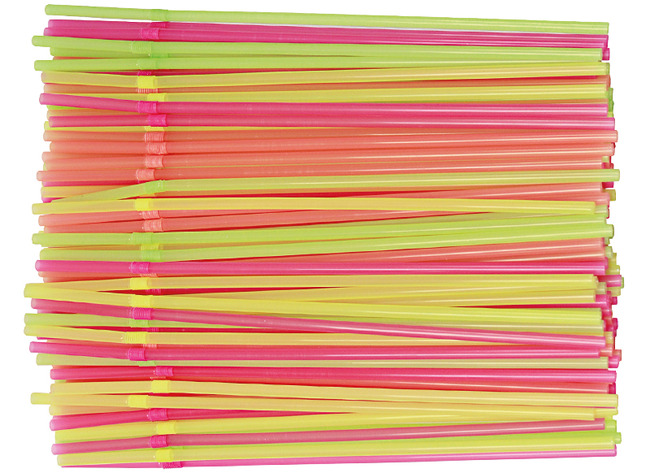 Rietjes - plastiek - assortiment van 200