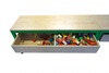 OPBERGKIST - GROOT - VOOR ZITBANK METALEN POTEN - 160 CM